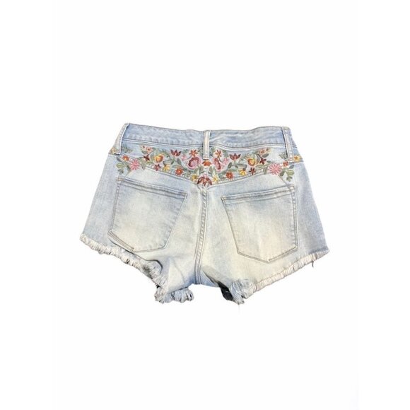 Mossimo high waisted 3D embroidered deni - Picture 3 of 3